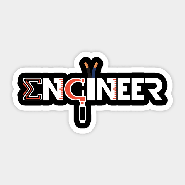 Engineer Sticker by Tee3D